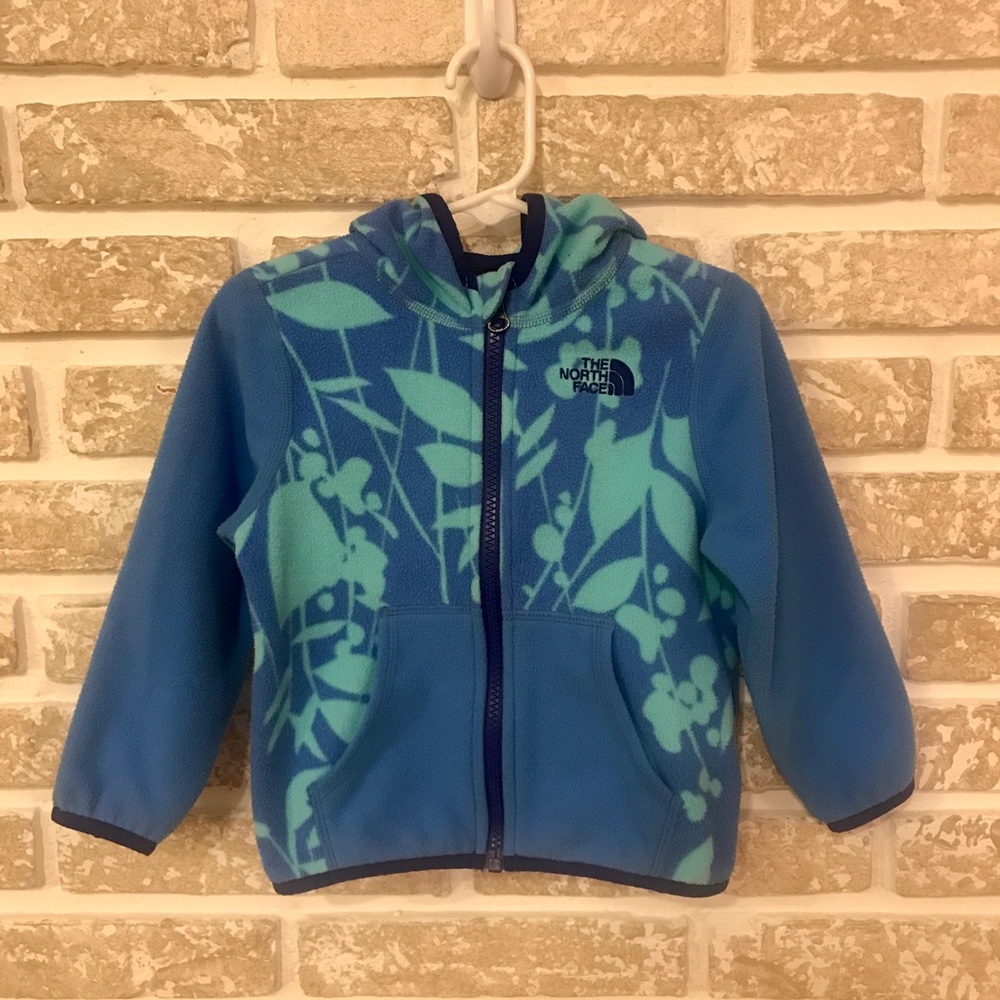 SOLD- Girls Size 18-24 mo North Face Fleece